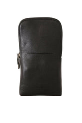Dolce & Gabbana Black Leather Purse Double Belt Strap Multi Kit Wallet -  Leather Wallet for Men -  Dolce & Gabbana.